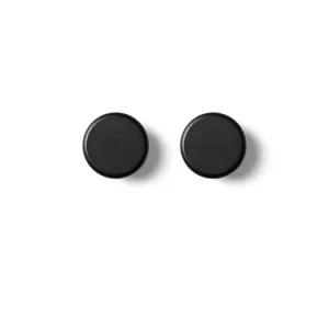 Háčiky na stenu Knobs Black - set 2 ks Cenová Bomba