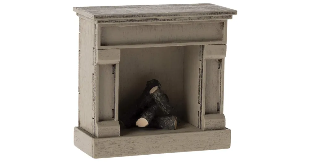 Horiaci krb pre myšky Maileg Fireplace Off White Značkový