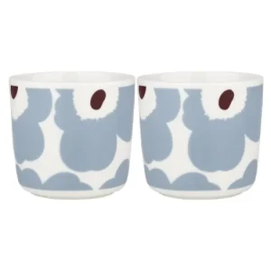 Hrnek bez ucha Unikko Wine Red 2 dl - set 2 ks Finální Výprodej