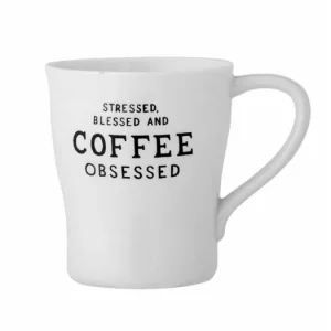 Hrnček Coffee Obsessed White 330 ml Omezená Nabídka