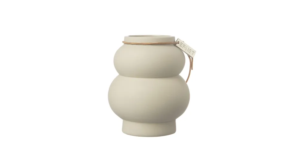 Akční Nabídka Kameninová váza Stengods Beige 21,5 cm