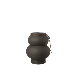 Nízká Cena Kameninová váza Stengods Dark Grey 10 cm