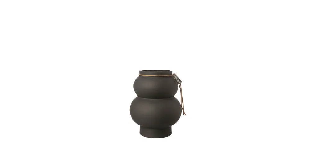 Nízká Cena Kameninová váza Stengods Dark Grey 10 cm
