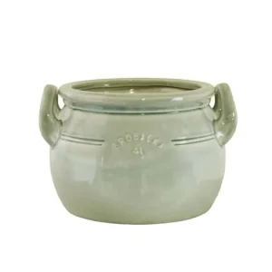 Kameninový květináč Brobacka Green Low 25x15 cm Koupit Online