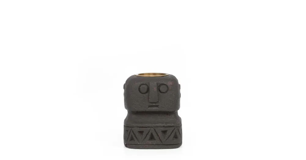 Novinka Kamenná socha / svietnik Sumba Stone 26 - 8 cm