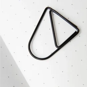 Expresní Doručení Kancelářské sponky Geometric černé 15 ks