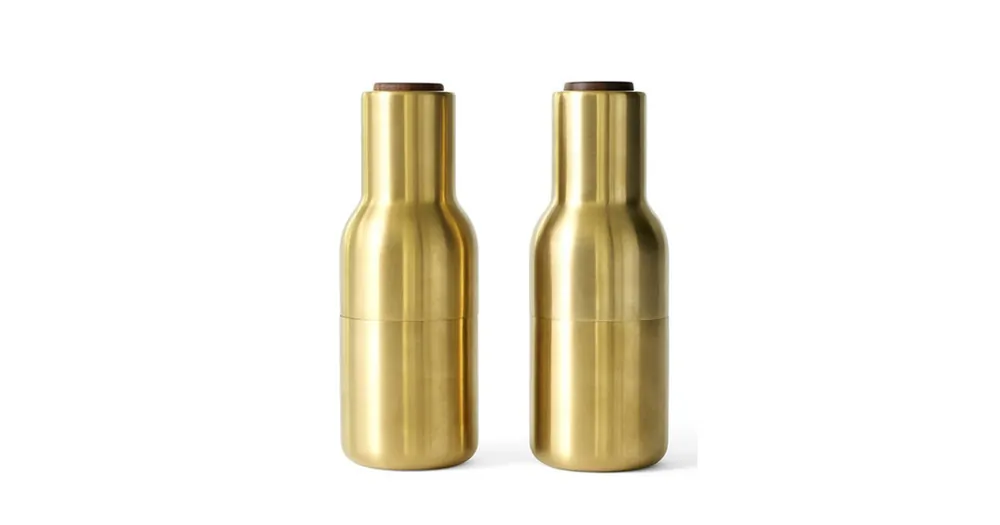 Mlýnky Bottle Brushed Brass – set 2 ks Akční Cena