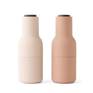 Mlynčeky Bottle Nude/Walnut – set 2 ks Výprodej
