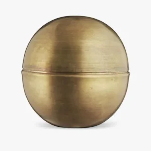 Autentický Mosazná dóza Ball velká