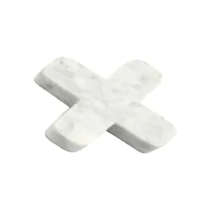 Mramorová podložka pod horúce Cross White Vrácení Zdarma