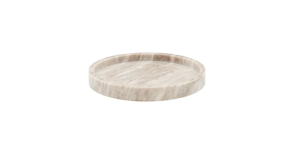 Poslední Šance Mramorový podnos Meraki Beige okrúhly 25 cm