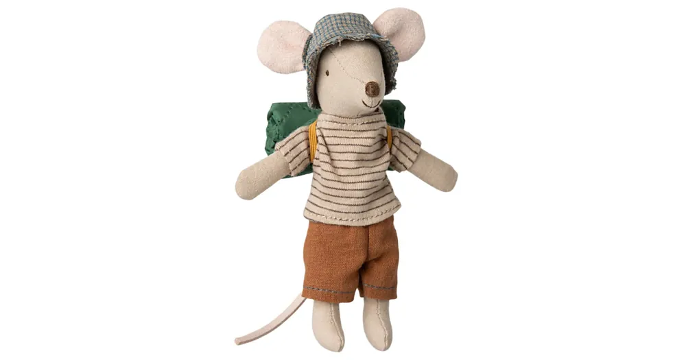 Dokud Zásoby Vydrží Myšiak turista Hiker Mouse Stripes