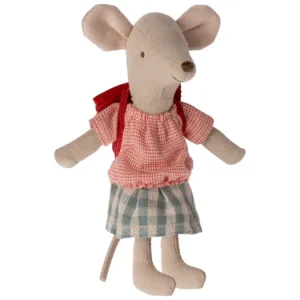 Výhodná Nabídka Myška s baťůžkem Tricycle Mouse Red