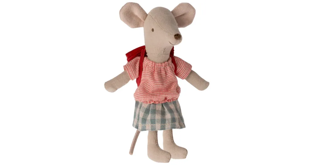 Výhodná Nabídka Myška s baťůžkem Tricycle Mouse Red