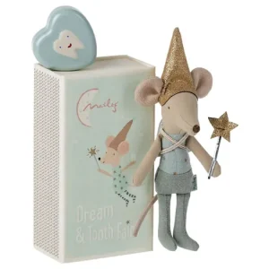 Výprodej Myška s krabičkou na zúbky Tooth fairy Blue