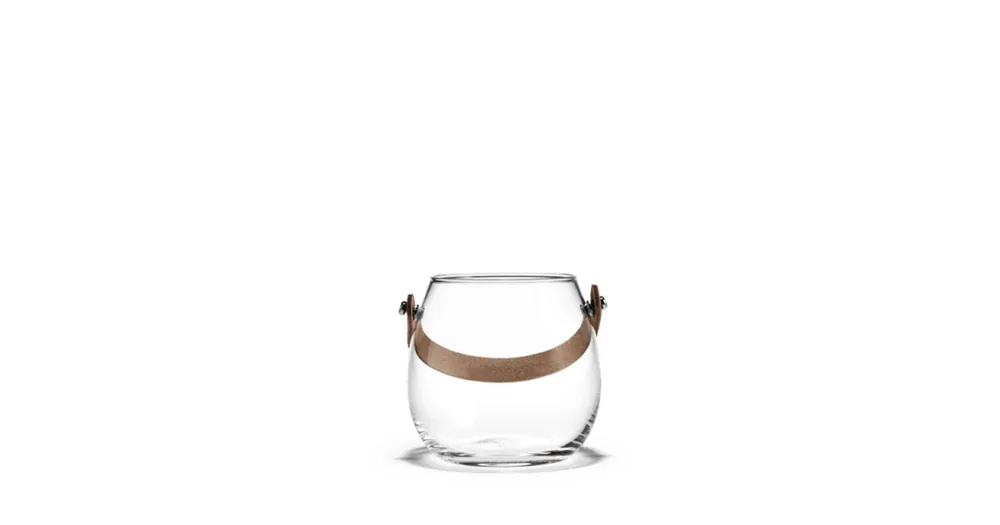 Nová Kolekce Nádoba s koženým poutkem Design With Light 11 cm