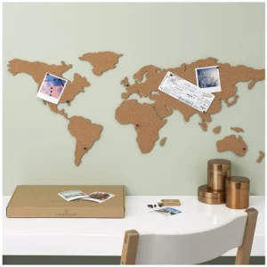 Vysoce Kvalitní Nástenná korková mapa sveta