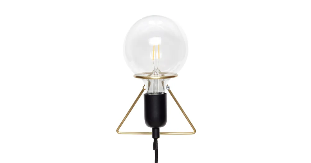 Kup Teď Nástěnná mosazná lampa zlatá