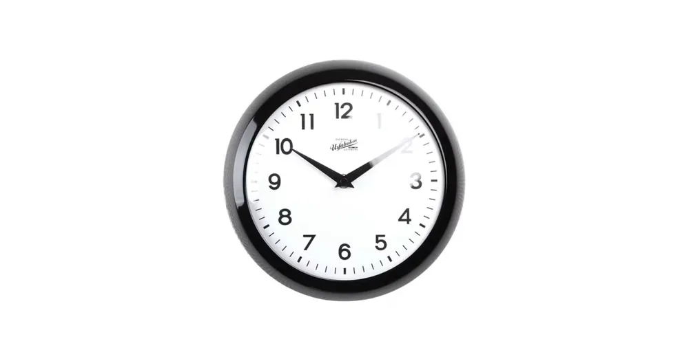 Nástěnné hodiny Folke Black 24 cm Jen Po Omezenou Doba