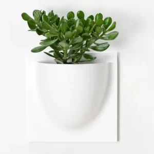 Zlevněný Nástěnný květináč VertiPlants BIO White 30 cm