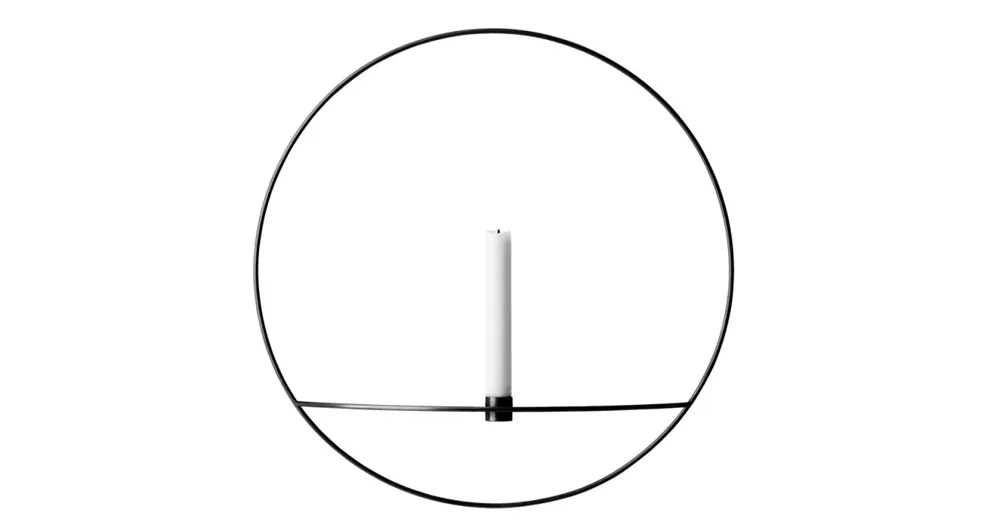 Nástěnný svícen POV Circle L Black Jen Po Omezenou Doba