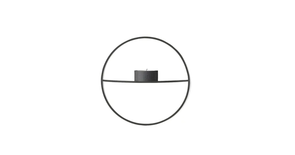 Nástenný svietnik POV Tealight S Black Zlevněný