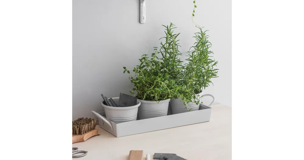 Přímo Od Výrobce Sada tří květináčů na tácku Garden Clay