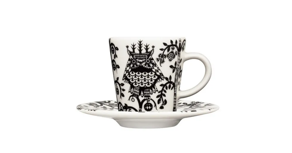 Cenový Hit Šálek na espresso s podšálkem Taika Black 0,1 l