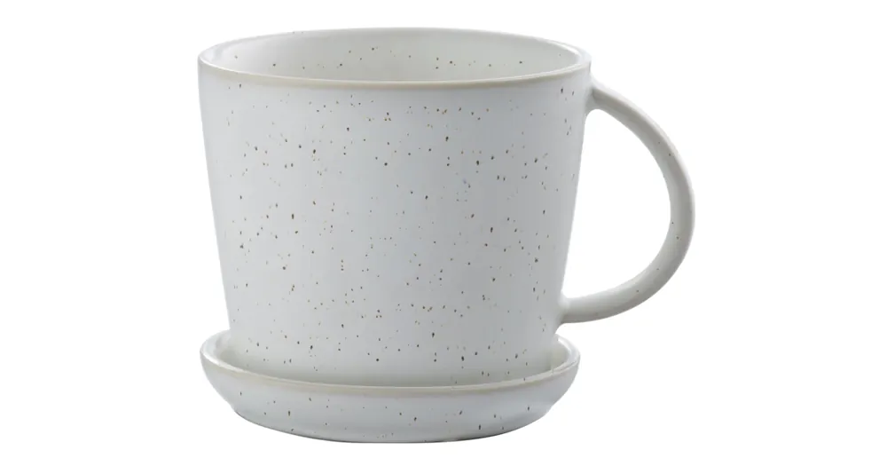 Šálek s podšálkem Ernst Beige Dots 8,5 cm Přímo Od Výrobce