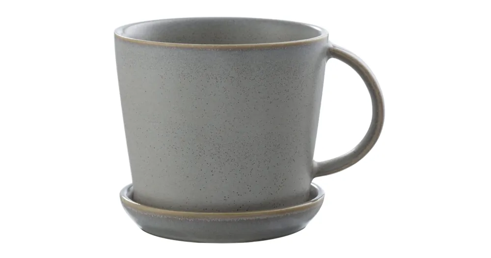 Vysoce Kvalitní Šálka s podšálkou Ernst Grey 8,5 cm