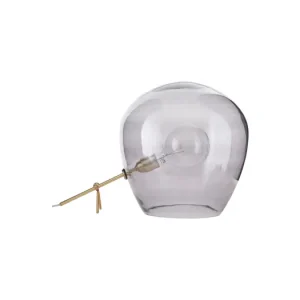 Vrácení Zdarma Šedá stolná lampa Globe