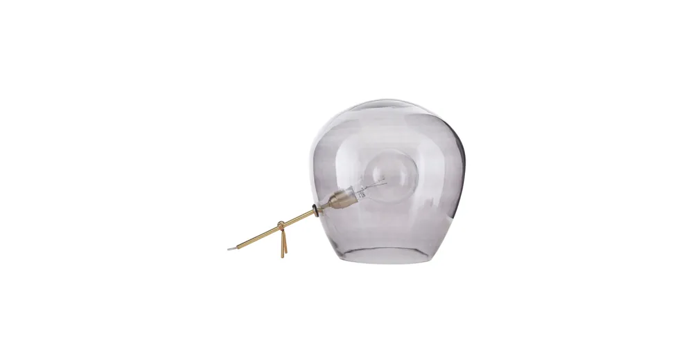 Vrácení Zdarma Šedá stolná lampa Globe