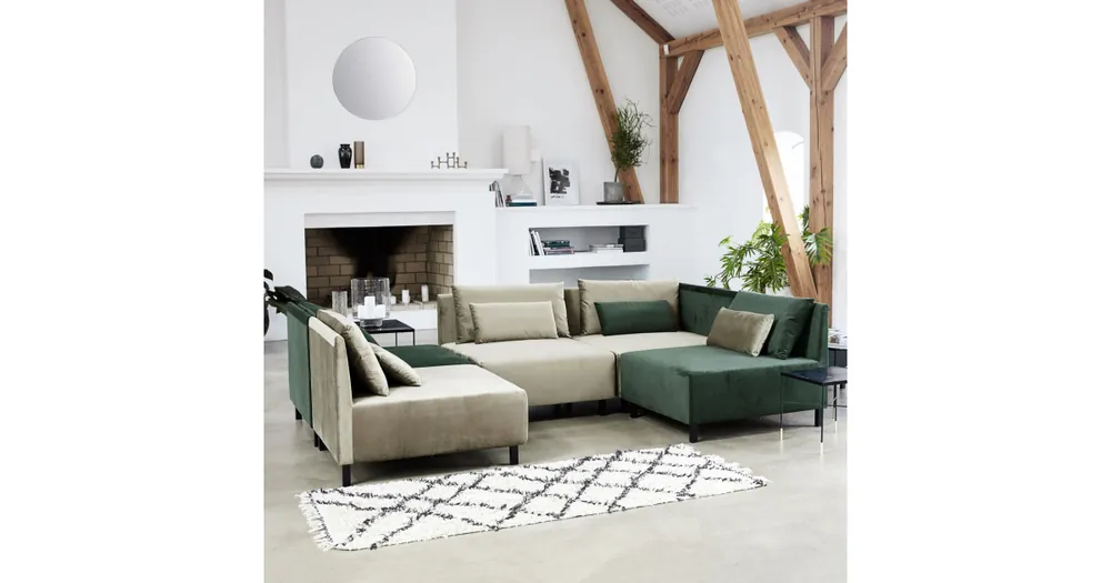 Sivý koberec Riba 200x90 cm Nejlepší Cena