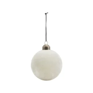 Semišová baňka Flock Grey 8 cm Dokud Zásoby Vydrží