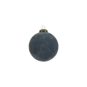 Semišová tmavo modrá banka Flock 8 cm Novinka
