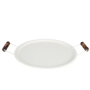 Nízká Cena Servírovací podnos Tore Off-white 37 cm