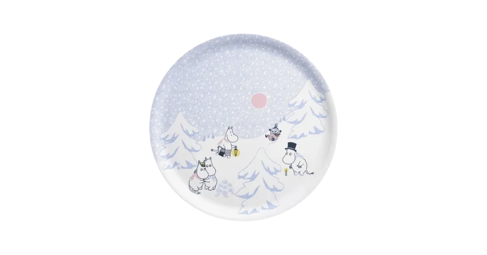Servírovací podnos Moomin Let It Snow 35 cm Cenový Hit