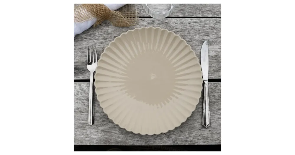 Servírovací tanier Flora Beige 26 cm Top Prodej
