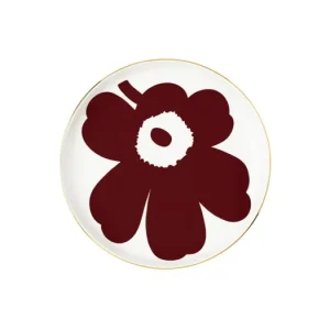 Finální Výprodej Servírovací talíř Juhla Unikko Wine Red 32 cm