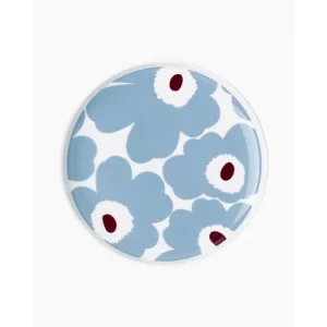 Servírovací tanier Oiva Unikko Wine Red 20 cm Časově Omezené