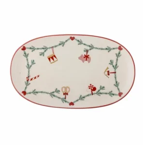 Omezená Nabídka Servírovací tanier Yule Nature Oval 38,5 cm