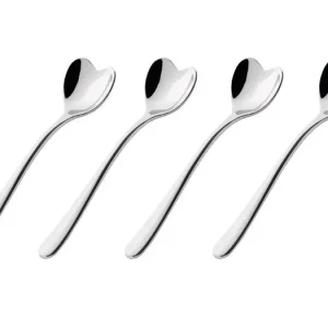 Set kávových lyžičiek Heart Stainless Steel - 4 ks Expresní Doručení