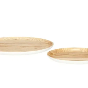 Víkendová Akce Set kulatých podnosů White Oak