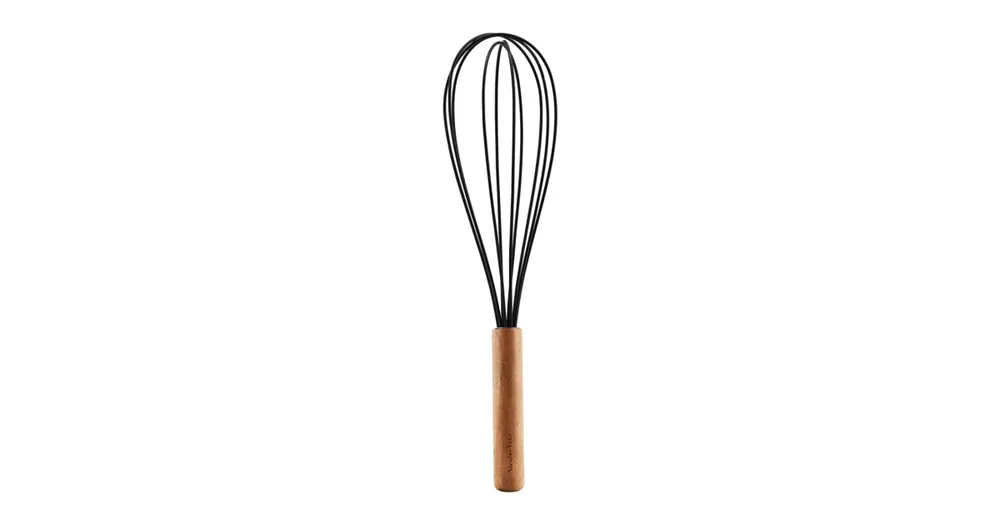 Expresní Doručení Silikonová šlehací metla s dřevěným madlem 29 cm