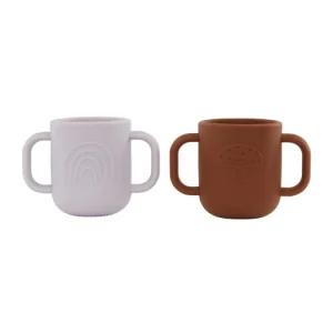 Silikónové hrnčeky Kappu Lavender Caramel set 2 ks Výprodej