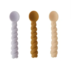 Silikonové lžičky Mellow Vanilla - set 3 ks Ověřený