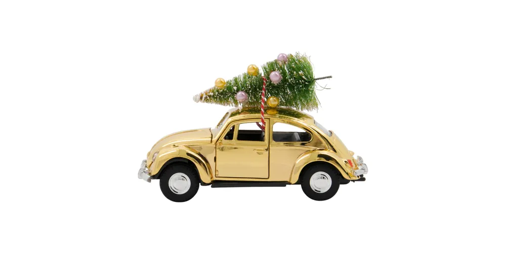 Vánoční autíčko Xmas Car Golden Ověřený