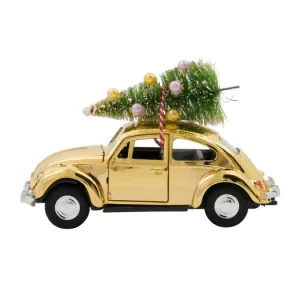 Vianočné autíčko Xmas Car Golden Výprodej