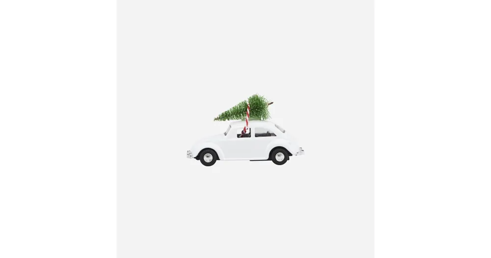 Dokud Zásoby Vydrží Vánoční autíčko Xmas Car Mini White