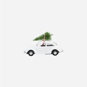 Must-Have Vianočné autíčko Xmas Car Mini White